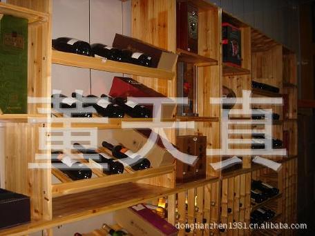 红酒架 实木  白 葡萄酒柜展示架酒窖欧式尺寸可定做示例图18