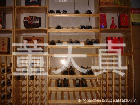 红酒架 实木  白 葡萄酒柜展示架酒窖欧式尺寸可定做示例图19