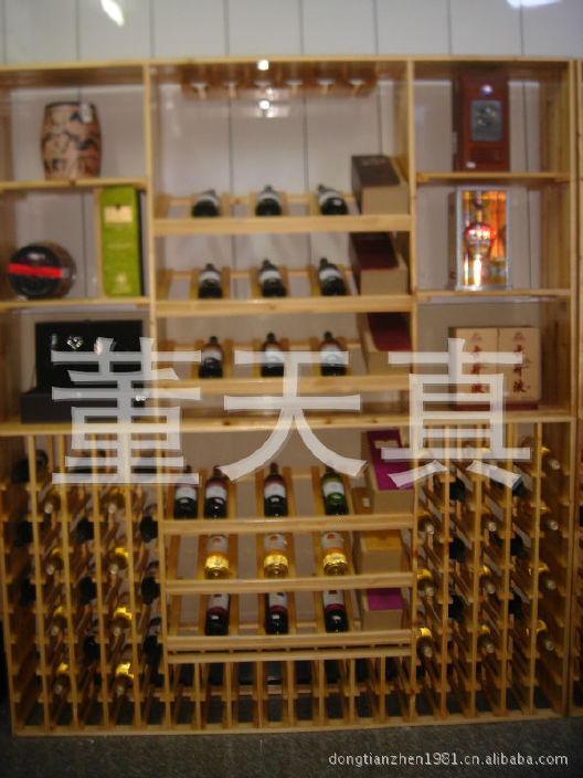 红酒架 实木 创意 白葡萄木架 展示柜储存时尚尺寸可定做示例图16