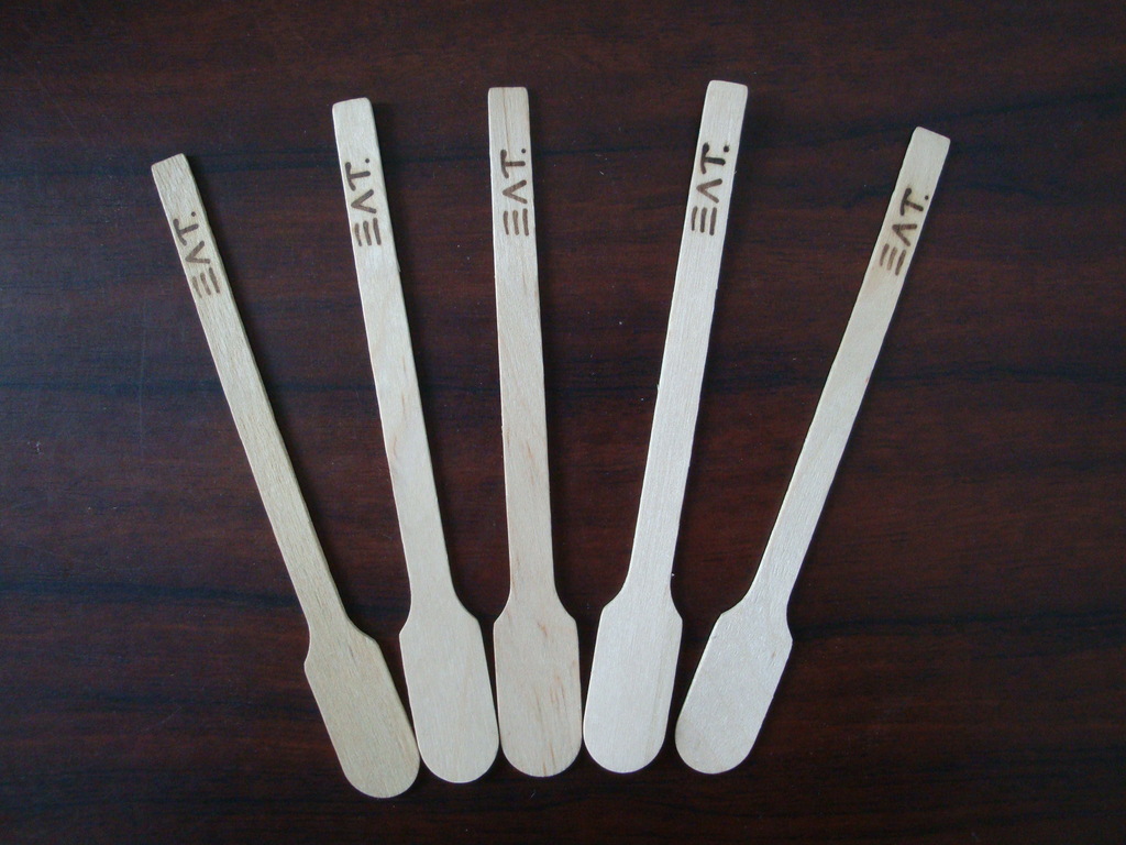 供应刀叉勺 木质环保刀叉勺 一次性木刀叉勺 套装160MM刀叉勺示例图11