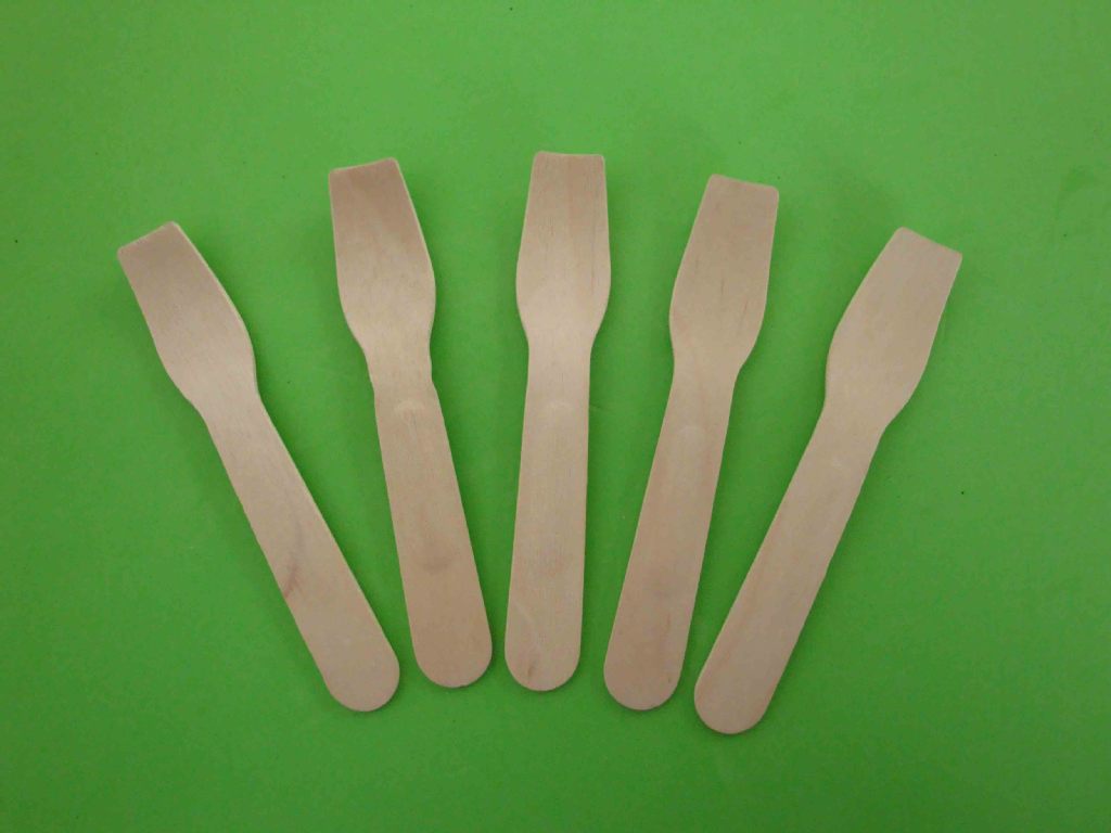 供应刀叉勺 木质环保刀叉勺 一次性木刀叉勺 套装160MM刀叉勺示例图7
