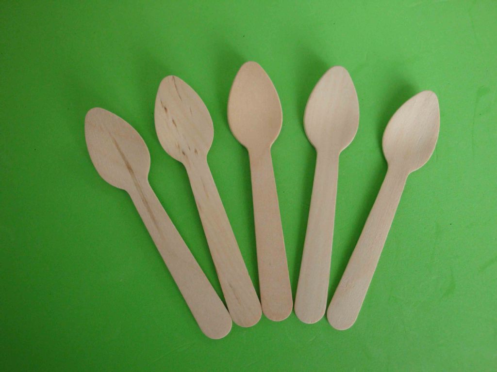 供应刀叉勺 木质环保刀叉勺 一次性木刀叉勺 套装160MM刀叉勺示例图6