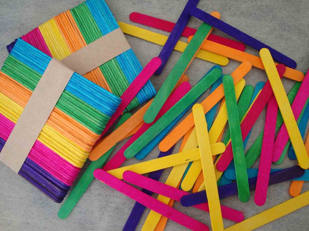 儿童手工DIY锯齿棒 100支 益智拼接锯齿棒 儿童手工锯齿棒示例图2