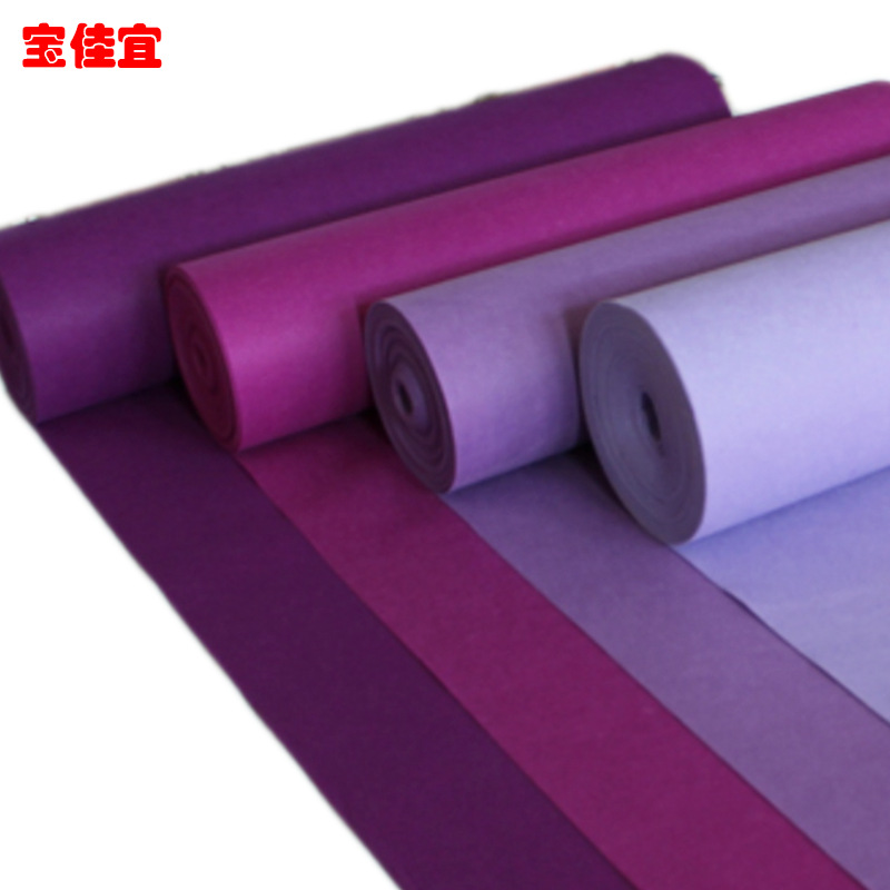红地毯 婚庆地毯深紫色紫红色浅紫色地毯 一次性地毯厂家直销地毯示例图7