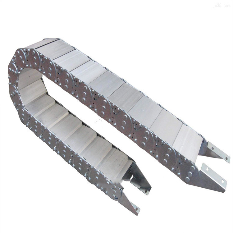 机床钢制拖链 工程拖链 金属拖链不锈钢链拼装连接包邮示例图8