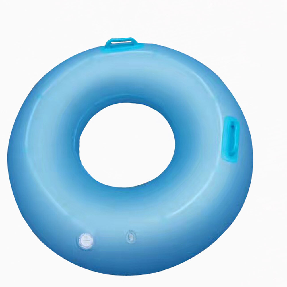 厂家订制LED充气滑水圈 七彩LED灯充气滑水圈 儿童戏水安全滑水圈示例图9
