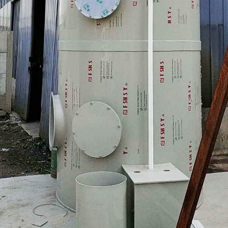 脱硫脱硝 废气处理水喷淋塔 喷漆房前处理油漆净化 旋流喷淋塔示例图2