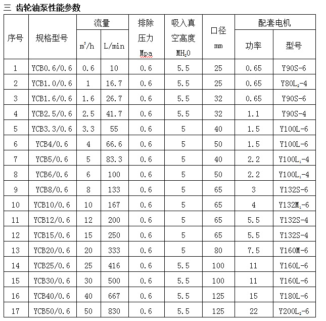 天津远东 YCB30/0.6圆弧齿轮油泵 主机供油泵 圆弧齿轮泵厂家直销示例图9