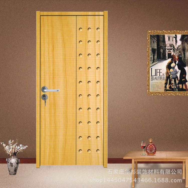 厂家供应实木复合烤漆门免漆门现代免漆单开套装门生态免漆门价格示例图27