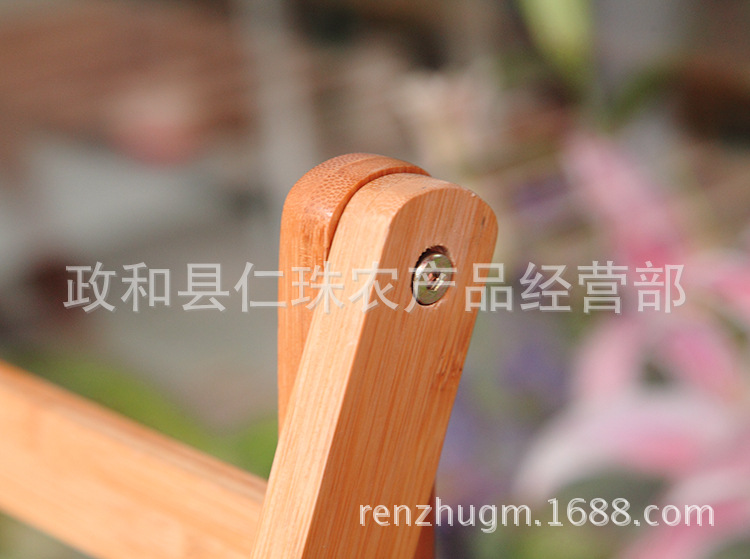 韩式田园木制楠竹花架 实木质落地多层多肉折叠花架置物架示例图10