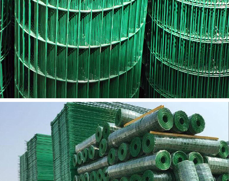 厂家直销野鸡养殖荷兰网浸塑圈地护栏网围栏网防护网绿色铁丝1示例图20