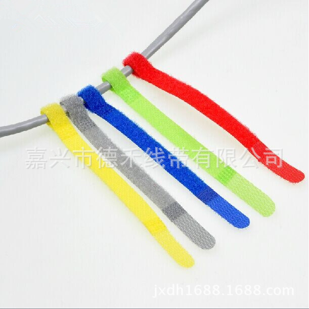 粘扣带魔术贴尼龙绑带，电线绑带，理线带，可来样定做，颜色多选示例图7