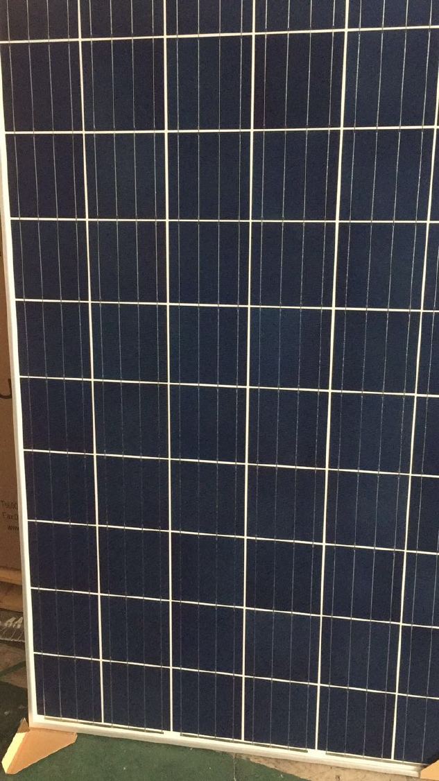 韩华270W瓦 多晶硅 太阳能电池板 光伏组件 并网发电系统示例图1