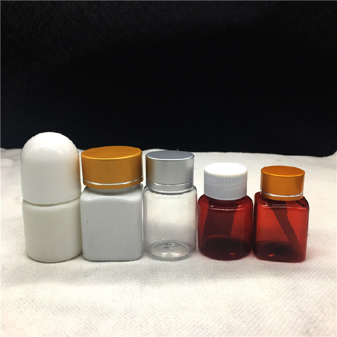 大量批发PET小药瓶塑料小圆瓶 透明药品瓶胶囊片剂塑料瓶示例图3