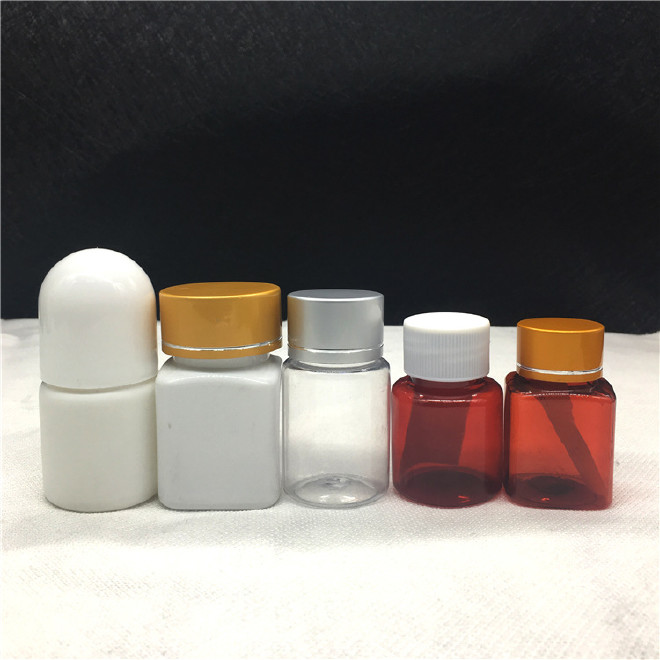 大量批发PET小药瓶塑料小圆瓶 透明药品瓶胶囊片剂塑料瓶示例图4