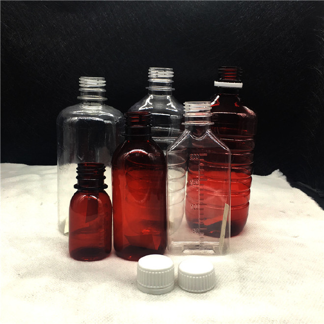 大量定制28口径聚酯瓶液体瓶PET塑料瓶 透明塑料瓶液体瓶刻度瓶示例图4
