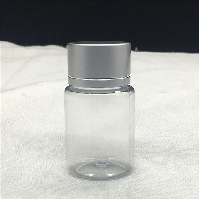大量批发PET小药瓶塑料小圆瓶 透明药品瓶胶囊片剂塑料瓶示例图5
