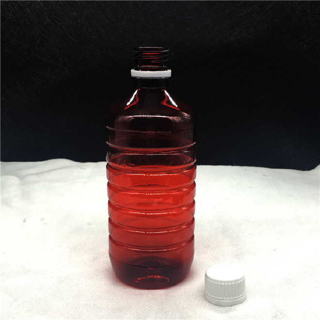 大量定制28口径聚酯瓶液体瓶PET塑料瓶 透明塑料瓶液体瓶刻度瓶示例图5