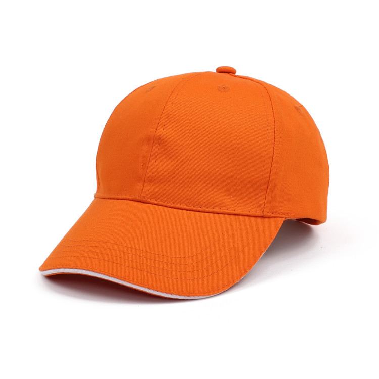 厂家批发夏季男女光板帽子 韩版棒球帽遮阳帽 简约太阳帽广告帽示例图31