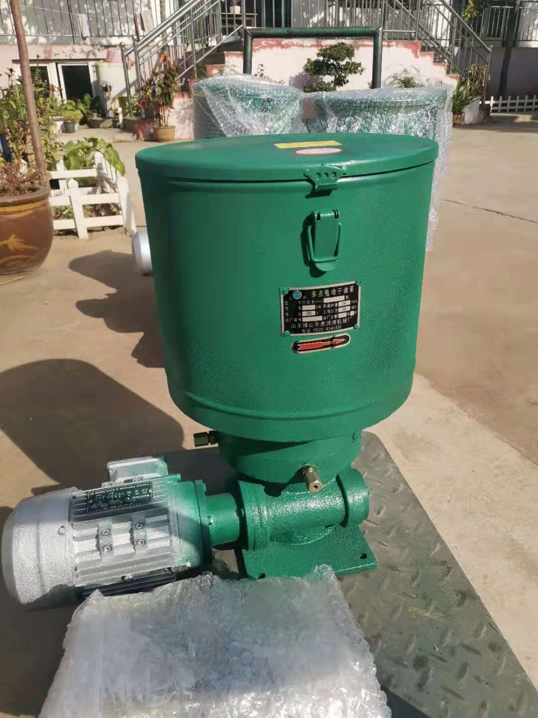 电动润滑泵 黄油泵 柱塞泵华懋润滑设备 电动干油泵 DDB-ZK多点润滑泵2