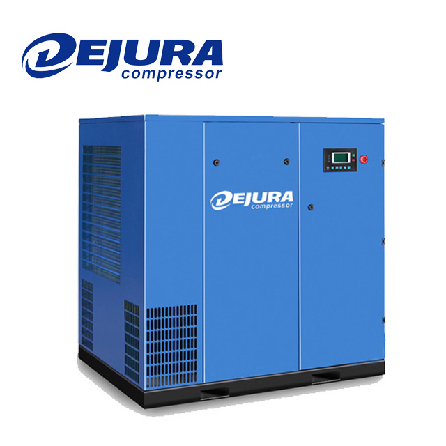 全无油水冷螺杆式空气压缩机 6.3立方10公斤空压机 DEJURA空压机1