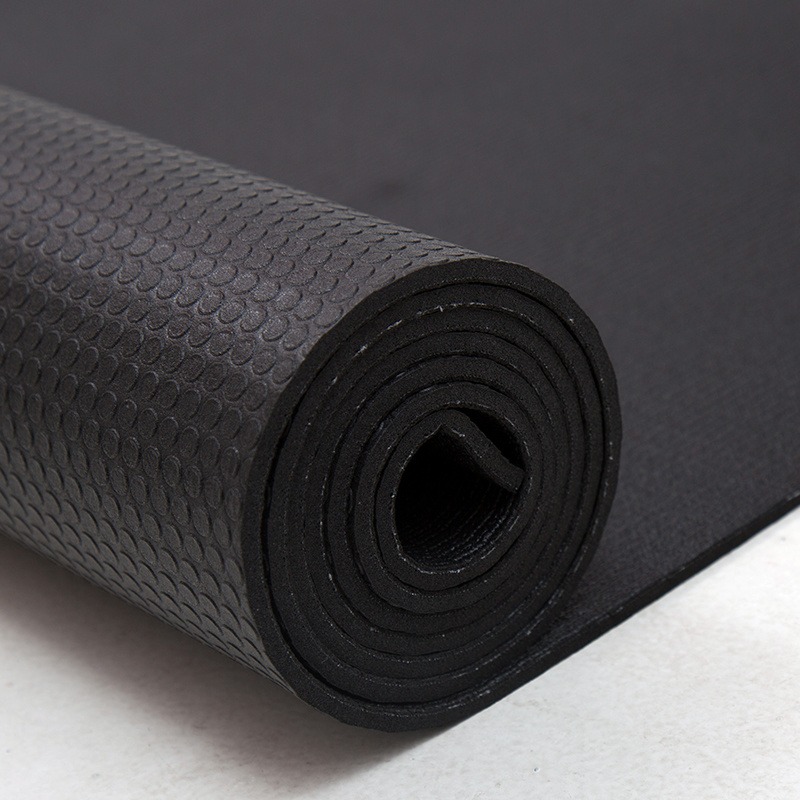 MILU 黑垫 高密度健身垫 加密橡胶瑜伽垫 厂家供应 健身垫 高密度瑜伽垫