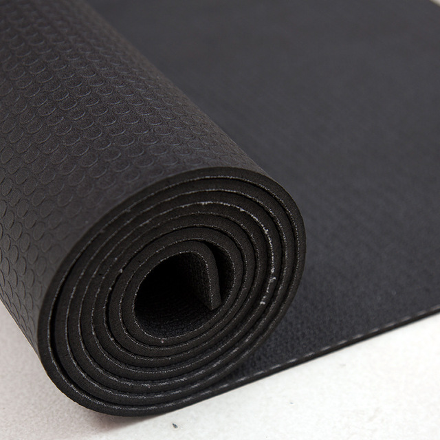 MILU 黑垫 高密度健身垫 加密橡胶瑜伽垫 厂家供应 健身垫 高密度瑜伽垫4