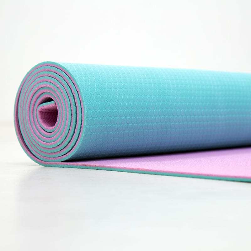 杭州朗群家居瑜伽垫厂家直销定制 PVC瑜伽垫DIY图案尺寸 品牌瑜伽垫高性能定制1