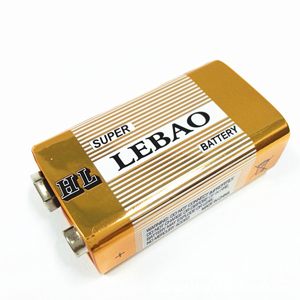 供应9V干电池 万用表环保耐用6LR61 LEBAO话筒专用9V碱性干电池 9V电池4