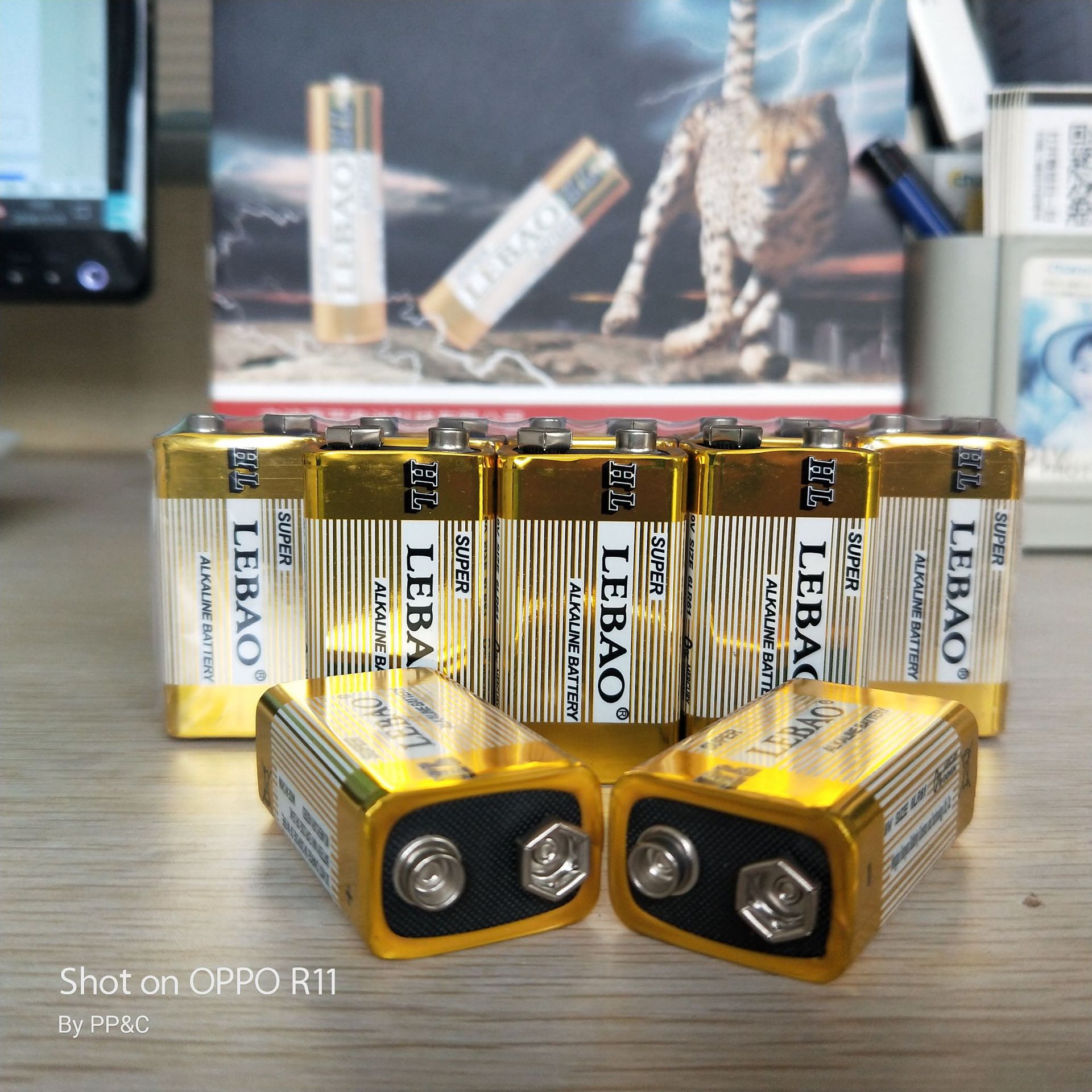 供应9V干电池 万用表环保耐用6LR61 LEBAO话筒专用9V碱性干电池 9V电池2
