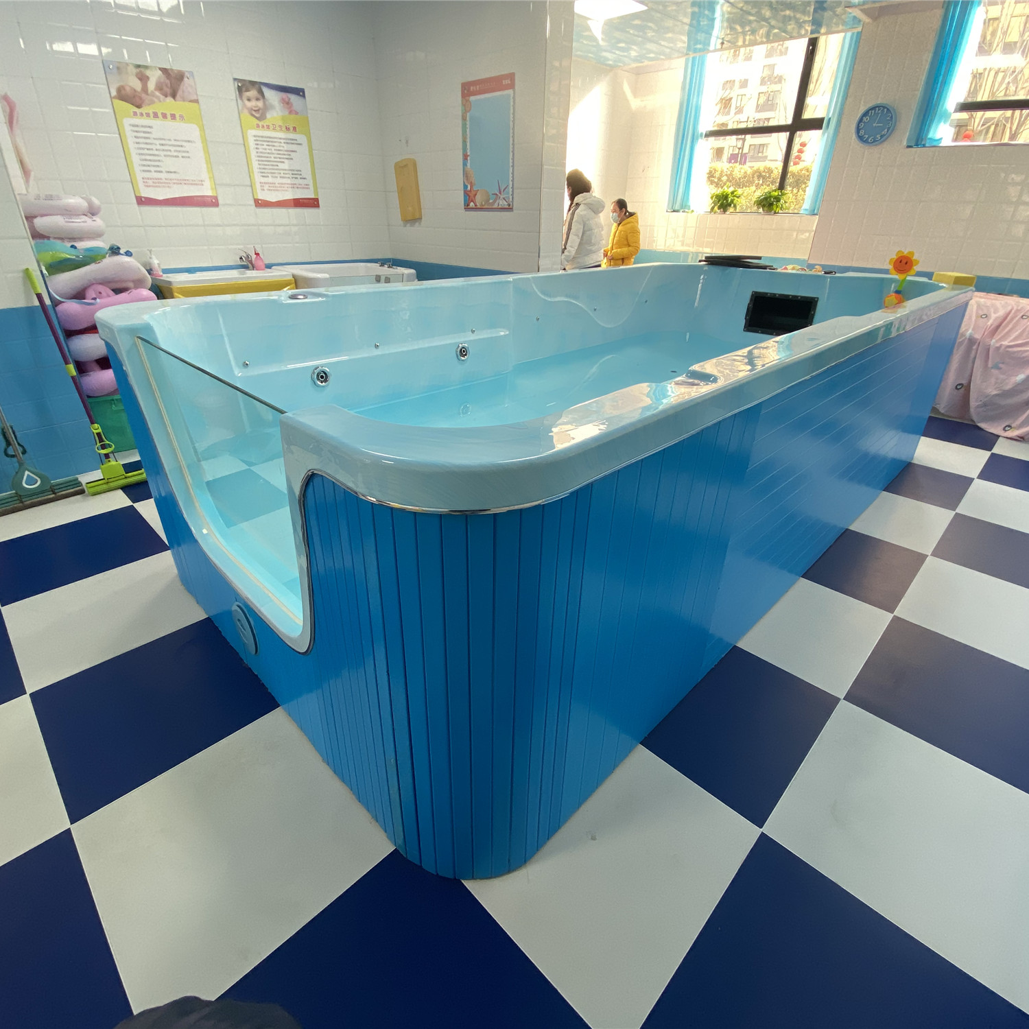 儿童洗浴设备 儿童游泳池安装 婴幼儿游泳教学训练池 儿童游泳馆设备2