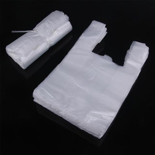 白色透明塑料袋 超市购物袋 马甲包装袋定制 鑫睿供应 方便手提袋 厂家直销