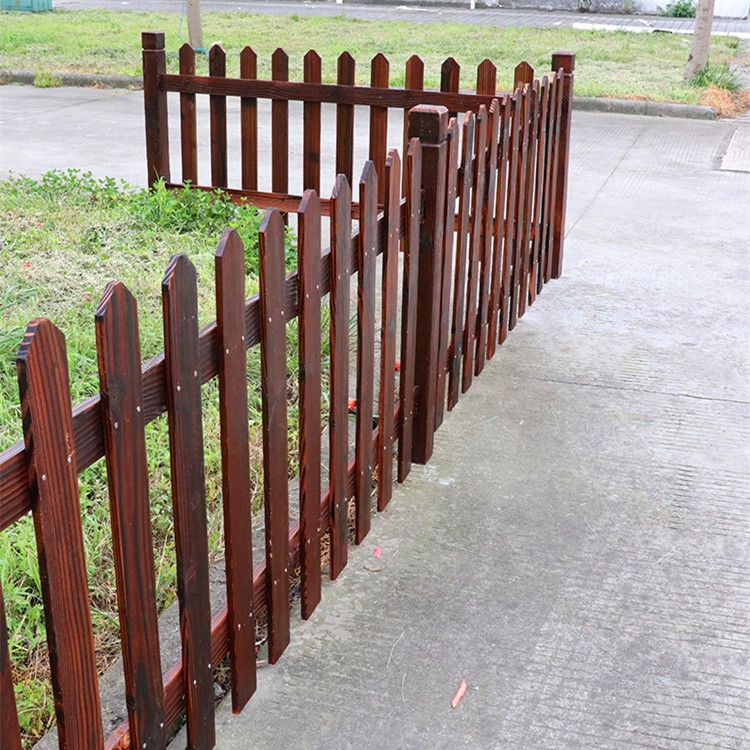 专业加工 木栅栏围墙 木头庭院围栏 木围栏护栏 园艺木板围栏 佳星3