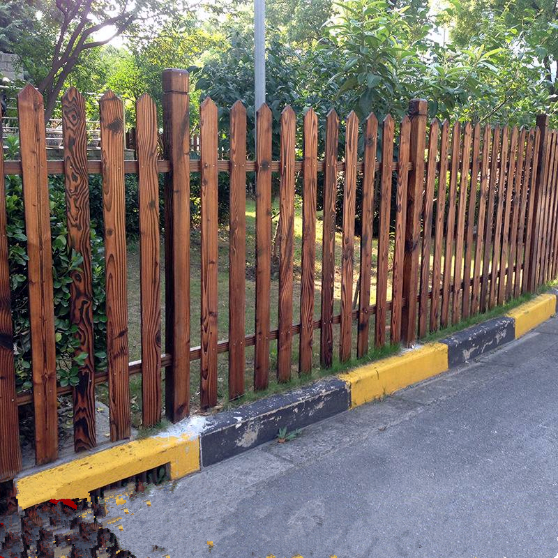 佳星庭院防腐木围栏图片宠物木栅栏实木栏杆防腐木栅栏围栏 园艺护栏