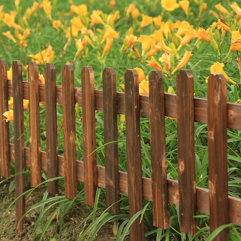 佳星庭院防腐木围栏图片宠物木栅栏实木栏杆防腐木栅栏围栏 园艺护栏3