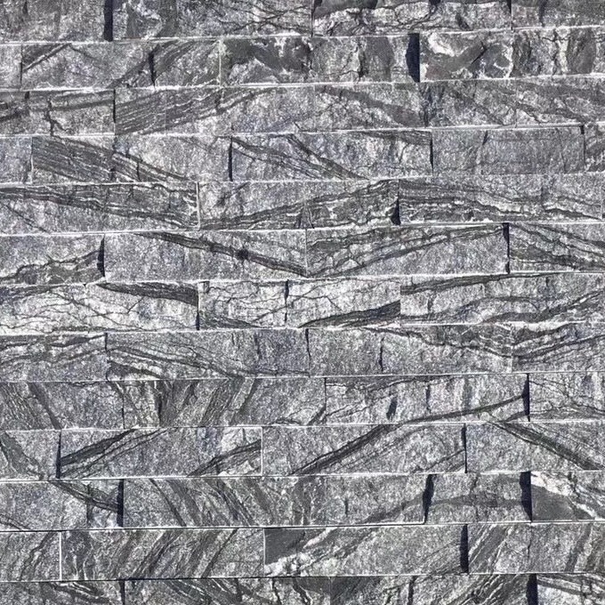 围墙墙裙青灰色板岩文化石 花岗岩文化石 古木纹文化石 君旺石材5