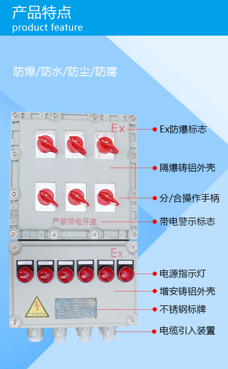 生产厂家工程塑料防爆控制箱非标定做 配电箱4