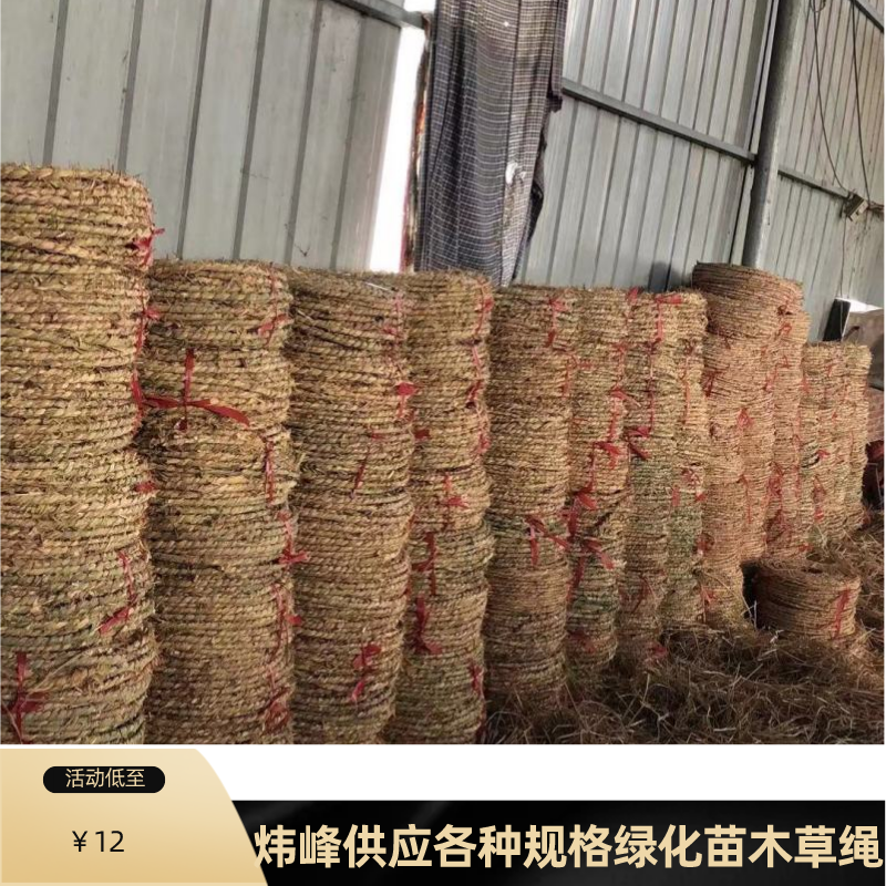 厂家供应 捆草绳厂家 捆扎绳 秸秆稻草打包绳 炜峰草绳