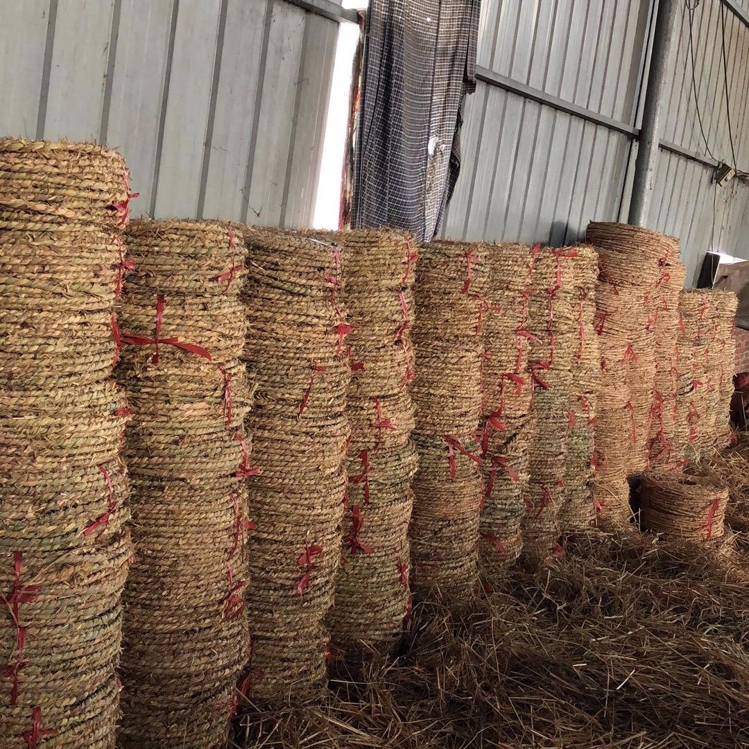 其他绳索、扎带 草绳供应稻草加工草支垫生产加工