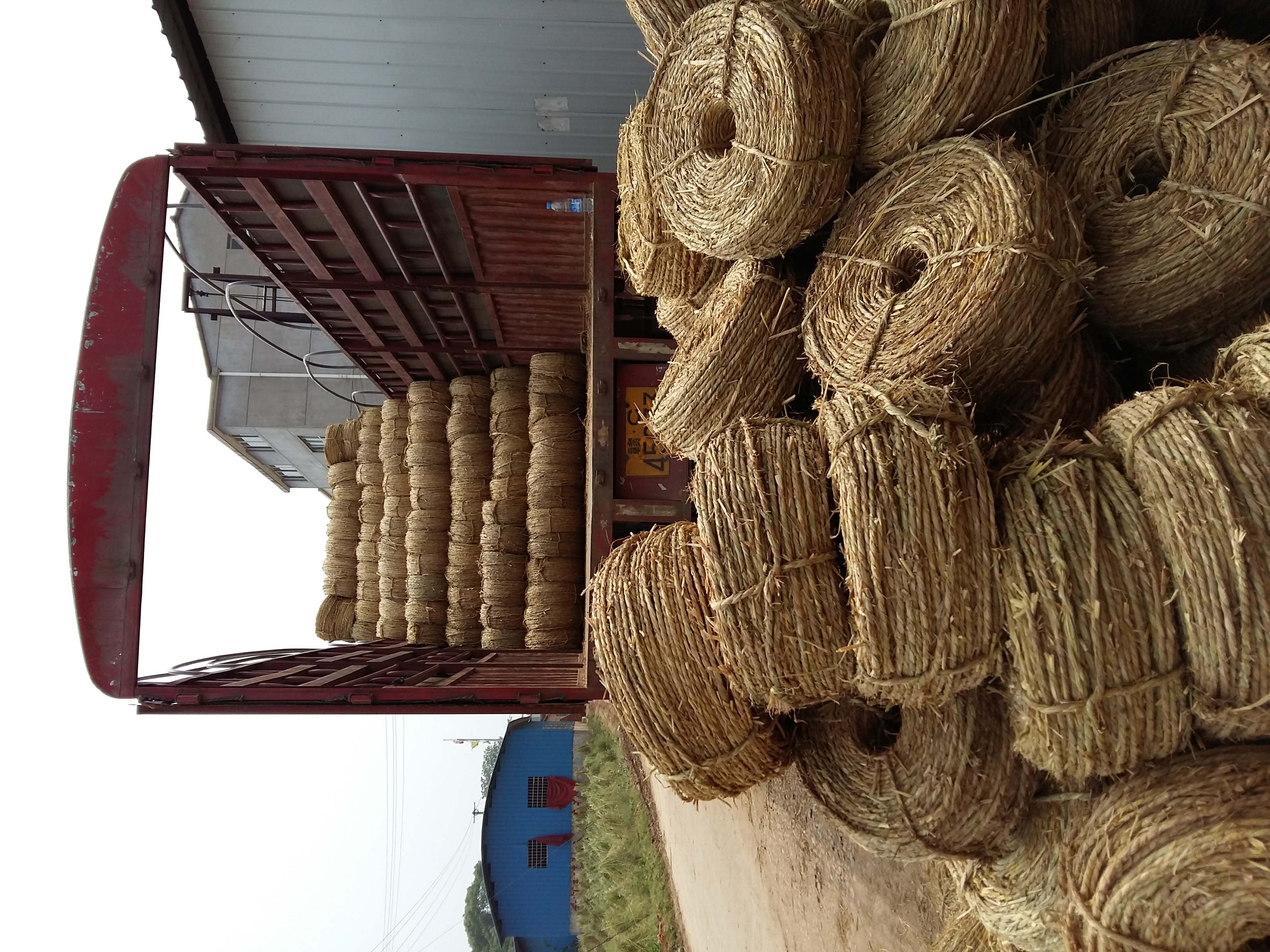 其他绳索、扎带 草绳供应稻草加工草支垫生产加工4