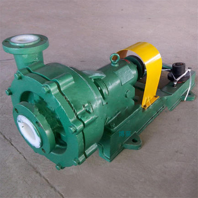 衬氟化工循环泵 博泵单吸卧式砂浆泵 高压力化工浆液泵 150UHB-ZK-120-255
