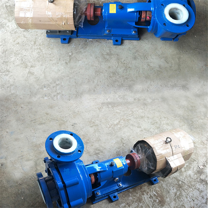 衬氟化工循环泵 博泵单吸卧式砂浆泵 高压力化工浆液泵 150UHB-ZK-120-253