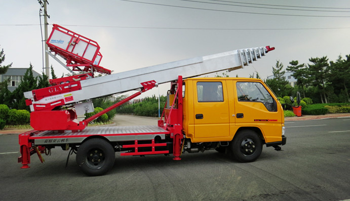 高丽亚28米韩国云梯车 园林和高空作业机械 云梯搬家车 高空运输作业车2