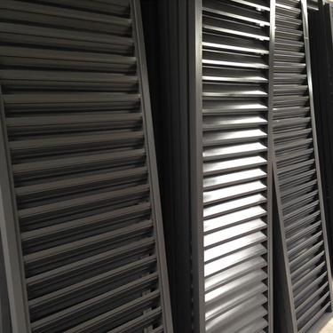 锌钢百叶窗 【卓恒】厂家供应优质手动锌钢百叶窗 风机、排风设备配件5