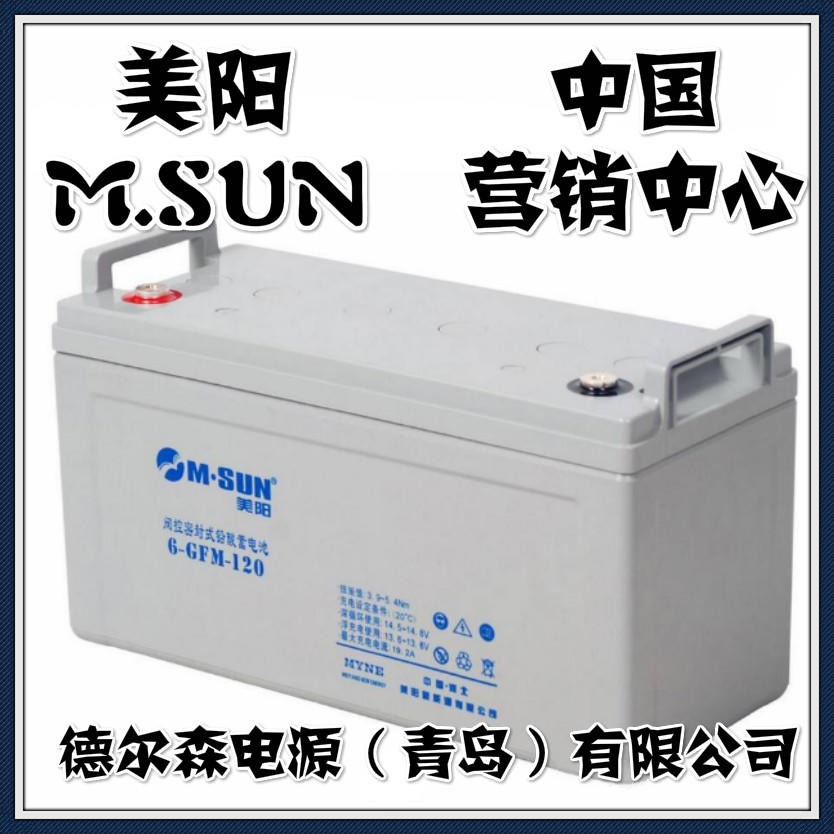 M.SUN美阳蓄电池6-GFM-33阀控式密封铅酸免维护12V33AH内燃铁路机车专用6