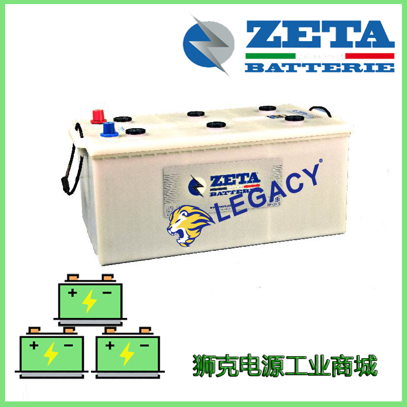 英国ZETA蓄电池12V100AH船舶 救生艇启动电瓶1