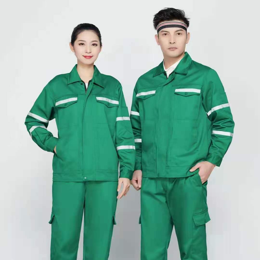 男式制服、工作服 工作服套装 防护服 建筑 绿化环卫反光服 男劳保服