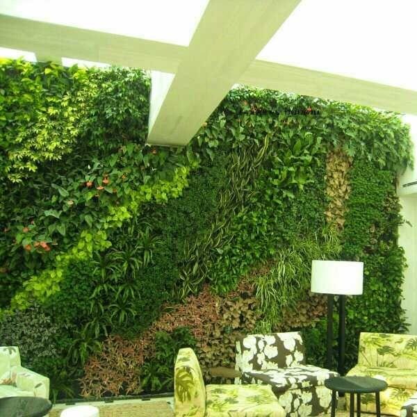 绿植墙 仿真树 植物工艺品 景观设计 北京仿真植物墙2