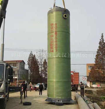 玻璃钢_德诺尔DNRP 污水整治 天津一体化泵站价格 污水处理成套设备2