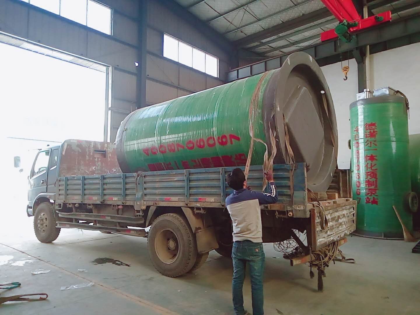 玻璃钢_德诺尔DNRP 污水整治 天津一体化泵站价格 污水处理成套设备4